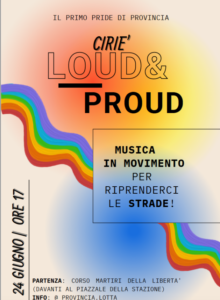 “Pride”, la prima volta di Ciriè