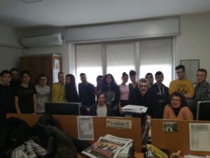 I ragazzi del Dalmasso nella nostra redazione: avviato il corso di giornalismo