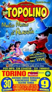 “Topolino nel magico mondo di Aladdin”, lo spettacolo