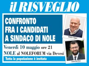 Elezioni, confronto pubblico a Nole: sul palco Walter Togni e Luca Bertino