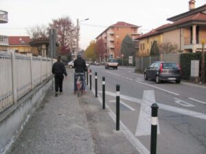 Via Battitore: segnaletica sperimentale in vista della riqualificazione