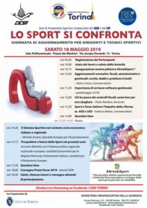 Il mondo sportivo torinese e le sue opportunità al convegno Csen