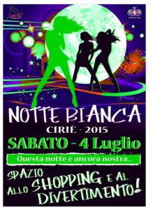 Ciriè e Lanzo, un luglio esplosivo: Notte Bianca, lo  street food di “Mangia ‘n tla Strà” e molto altro…