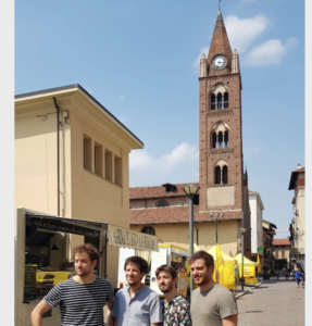 “Cibointour”: ieri a Ciriè girate le prime scene del video degli Eugenio in Via di Gioia