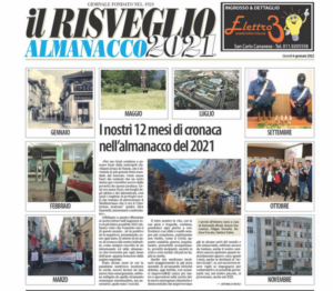 I nostri 12 mesi di cronaca nell’almanacco del 2021