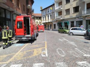 Allarme fuga di gas ma era stato un residente a svuotare una bombola in pieno centro