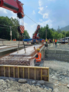 Usseglio: lavori in dirittura d’arrivo per il nuovo ponte sul rio Venaus