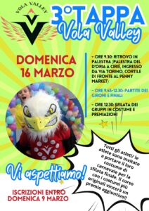 “Vola Valley”, domenica a Ciriè la terza tappa